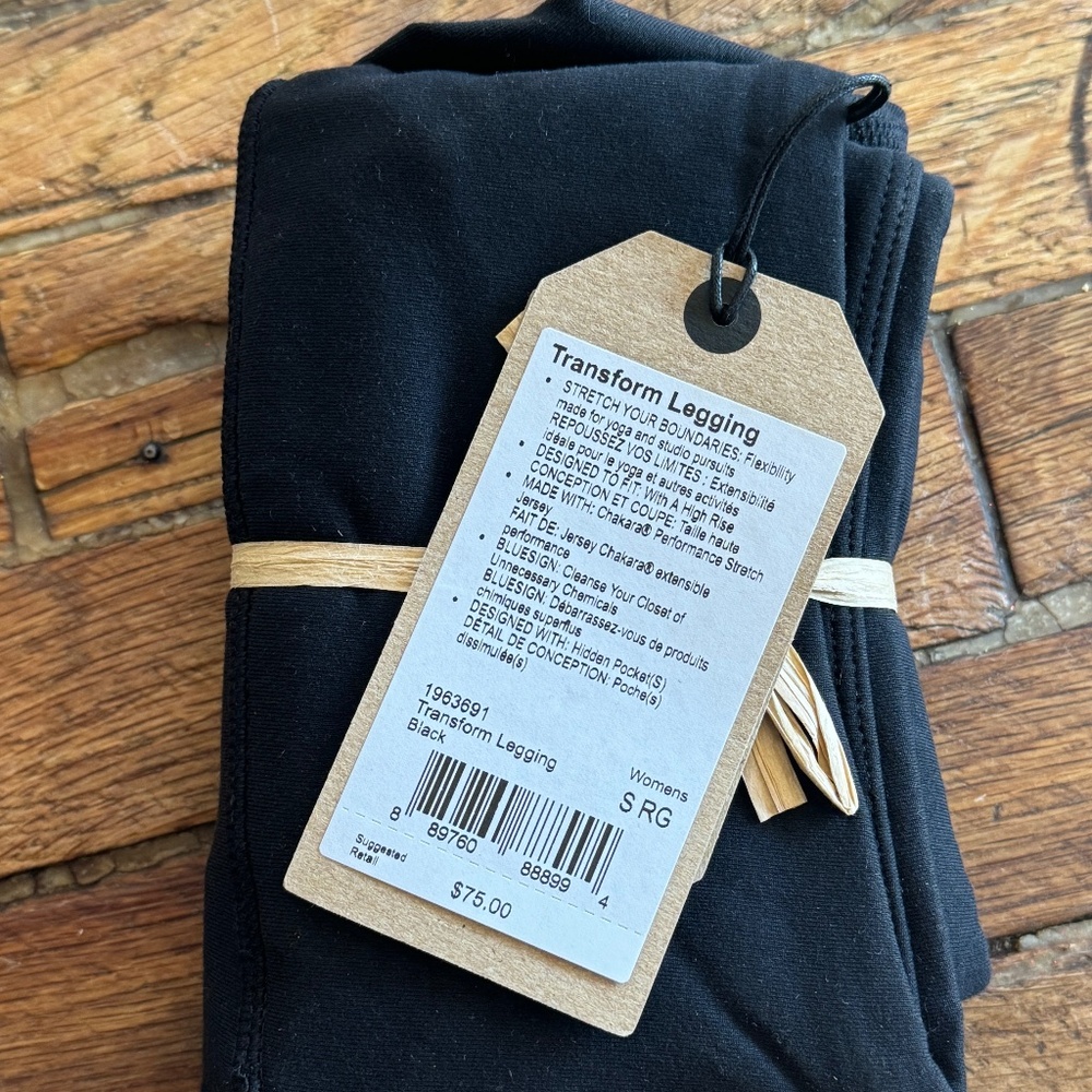 Prana Transform Leggings women's small black
